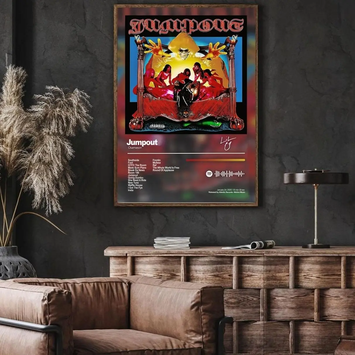 Osamason Poster - Album Wall Cover Art - Minimal Arts