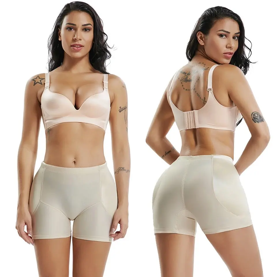 Women's butt-enhancing and lifting shapewear panties; adds volume to the buttocks while sculpting the waist and abdomen.