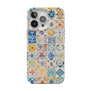 Casely iPhone 15 Pro Case | Dolce Vita | Tuscan Tiles | Compatible with MagSafe | Classic Ultra Thin Design