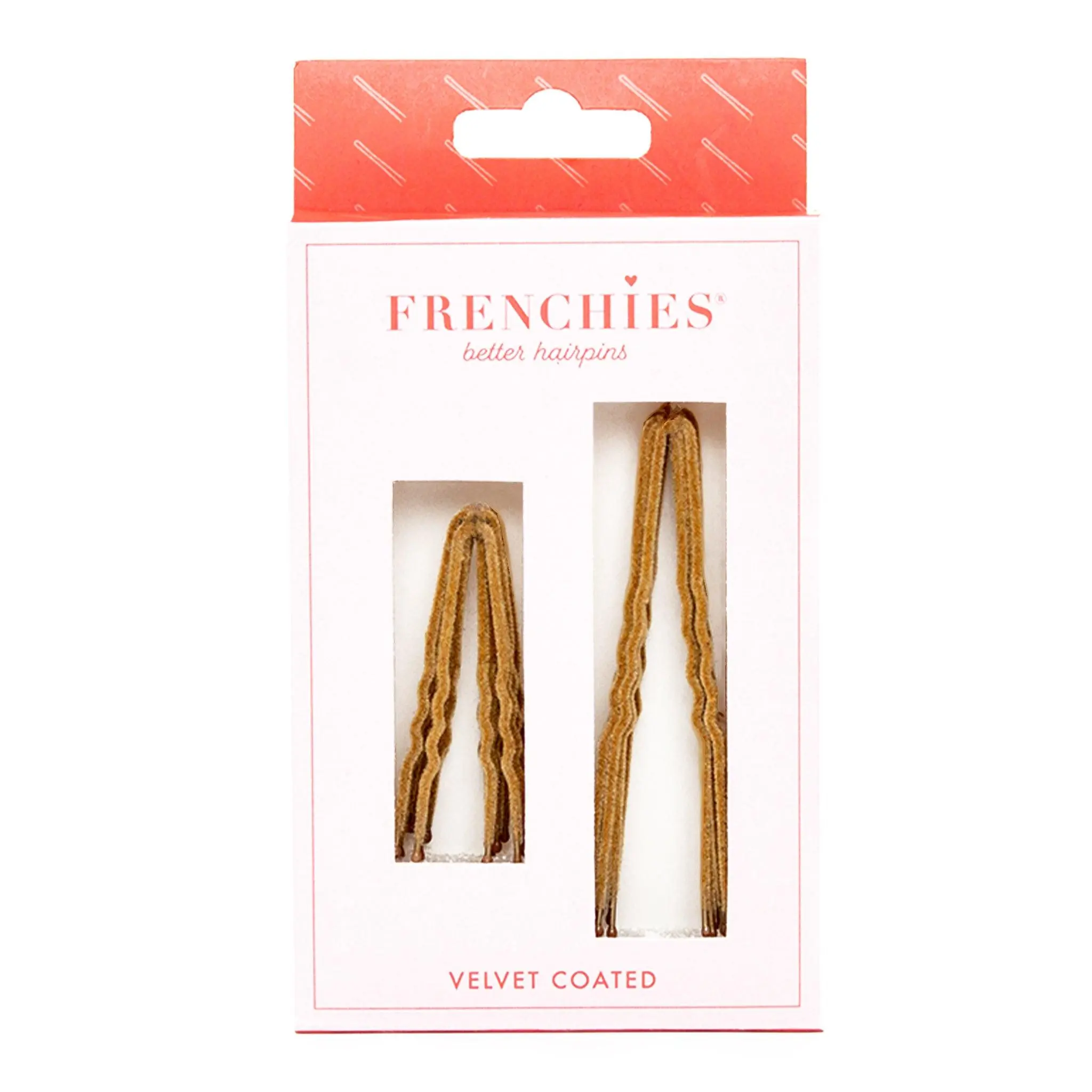 Frenchies Blonde Velvet Hairpins