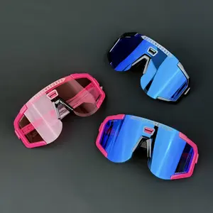 Cycling Glasses Outdoor Sports Bicycle Sunglasses Men Gafas ciclismo MTB Road Eyewear Speed Occhiali Motocross Goggles Colorful Sports Sunglasses Outdoor Active Accessories - UV400 Protection, Unisex Comfort Fit for Cycling, Hiking & Outdoor Activities
