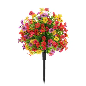 Artificial Flowers - Vibrant Multicolor Decorative Plant for Home & Garden - Durable & Long-Lasting - Perfect for Indoor & Outdoor Use