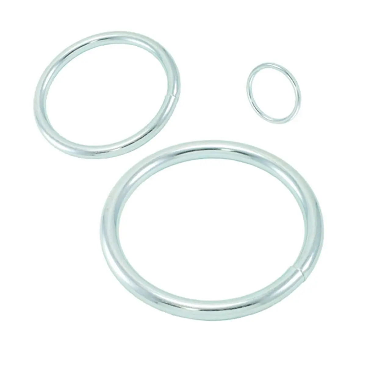 212 MAIN Bronze Finish Round Shape Steel Hardware Rings, TC International 39268, 0.38x4 in - Pack of 4