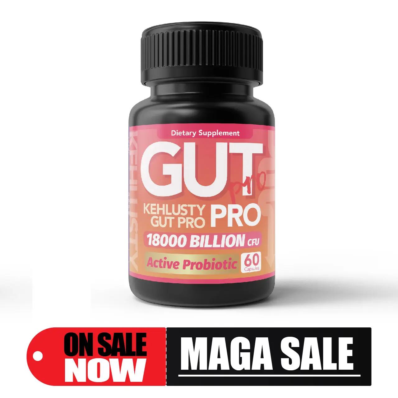 Gut Pro Probiotic Supplement with Multi-Strain Formula | Daily ...