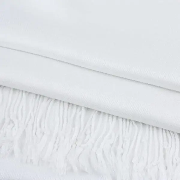 White Pashmina Scarf