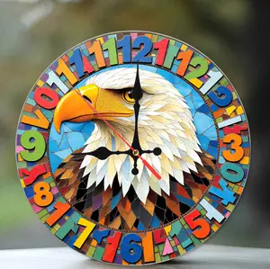 Personalized Alarm Clock with Eagle Design - Custom Name Photo or Unique Design - Perfect Gift for Kids Couples & Home Decor - Features LED Light & Digital Alarm - Ideal for Birthdays Anniversaries & Special Gifts