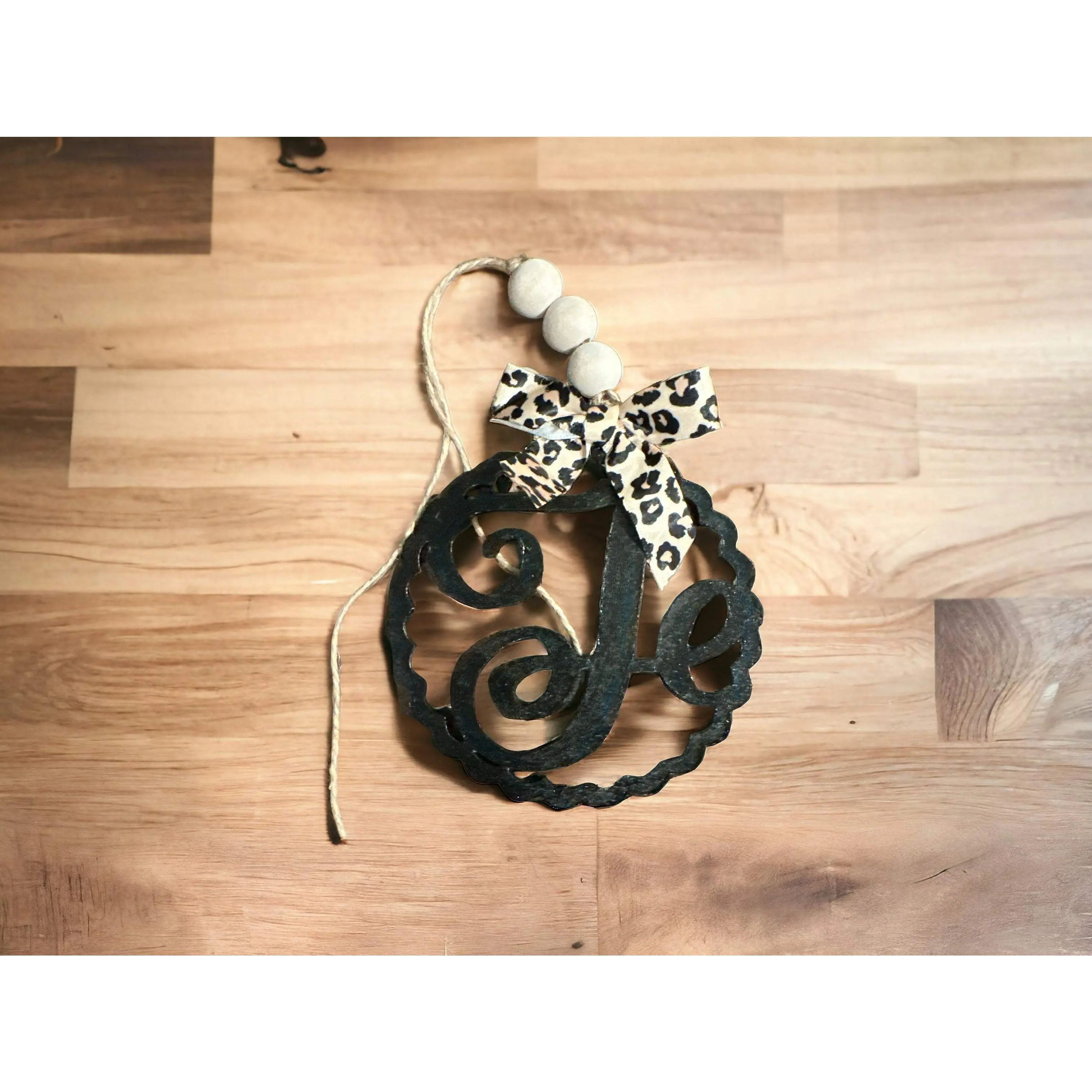 Monogram Car Charm