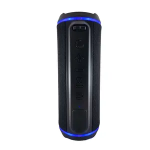 Proscan Elite Light-Up 360 Degree Sound Waterproof Bluetooth Speaker, Black