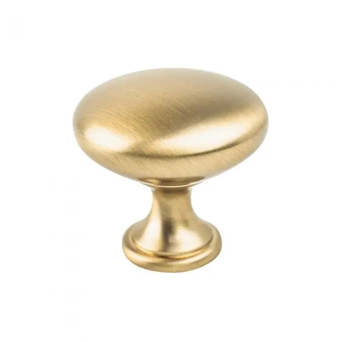 1.06 in. Door Knob, Mod Brushed Gold