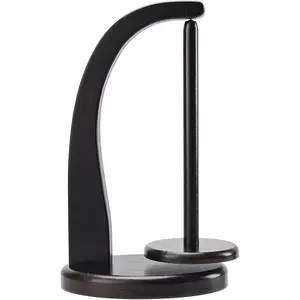 Model  Pendulum Wooden Yarn Holder for Crocheting,Yarn Storage Organizer with Yarn Spinner for Balls,Delightful Surprise  for Knitting Lovers by ARTOWELL (Ebony-Colored)