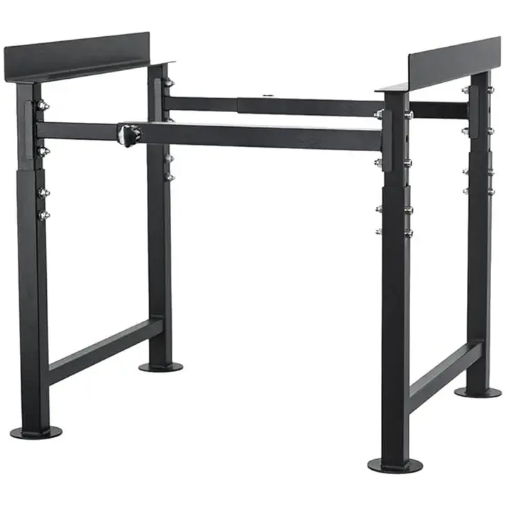 MayBee Hives Carbon Steel Height Adjustable Metal Stand - Windproof Beekeeping Supplies for 8/10 Frame Langstroth Beehives, Heavy Duty Outdoor Support That Supports Hives, 16.1"-20.9" Height, 15"-19" Width for Backyard Apiary