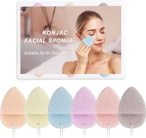 1Pc Face Sponges For Cleansing Daily Exfoliating Face Scrubber Facial Sponges For Washing Face Fingers Glove Style ,Removal And Deep Cleansing Puff