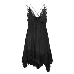 FREE PEOPLE: ADELLA LACE SLIP DRESS