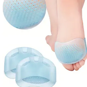 New silicone honeycomb foot pad, a must-have for travel, non-slip, breathable and wear-resistant pain relief pad, forefoot pad for men and women, anti-wear split-toe pad, a must-have for high heels, Mother's Day gift.