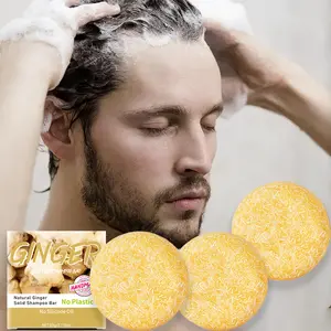 Handmade Ginger Soap Bar - Natural Cleansing with Ginger Extract for Gentle Skin Care & Herbal Aroma - 100g Individual Pack - No Plastic, No Silicones Oil - Ideal for Oily & Combination Skin