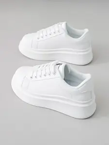 Women's Casual Sports Shoes, Skateboarding Shoes, Running Shoes, Sneaker, Thick Sole, Comfortable, Breathable, Party Shoes, Fall Low Heel