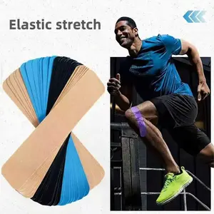 Precut Kinesiology Tape Strips, Elastic Athletic Tape for Joints Support & Muscle Pain Relief, Waterproof, Kinetic Tape for Shoulder, Knee, Ankle...