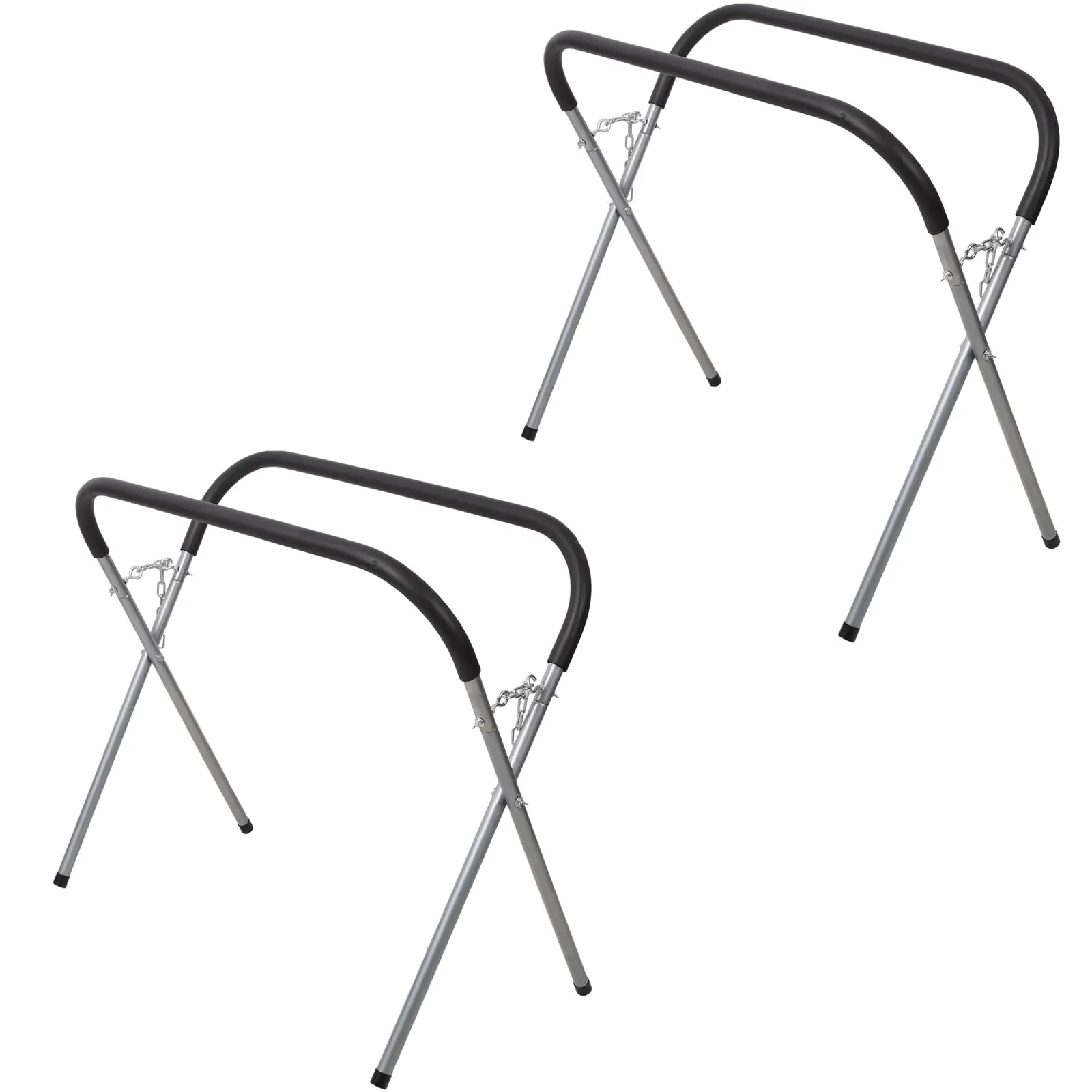 Folding Work Stand, Portable Workbench,750 Pound Capacity, Automotive Fender Stand for Garages, Repair Shops, and DIY, Heavy-Duty Bumper Stand Adjustable, Padded
