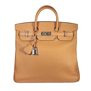 Pre-owned HERMÈS Togo Tote Bags HAC Birkin 40 Biscuit