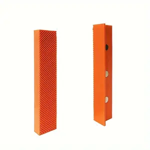 Orange magnetic clamp anti-slip pad - Suitable for bench clamps, metal processing, woodworking, jewelry making, and industrial manual tools - Anti-slip clamp protection pad for DIY enthusiasts and professionals - Ideal choice for workshop gifts