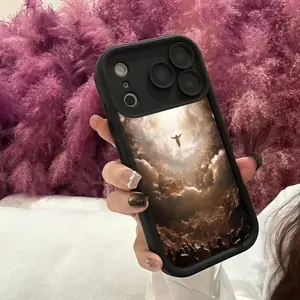Divine Ascension Glory Pattern Soft Silicone TPU Material Shockproof Phone Case for iPhone 17 16 15 14 13 12 11 & Samsung Galaxy S25 S24 S23 S22 Protective Cover