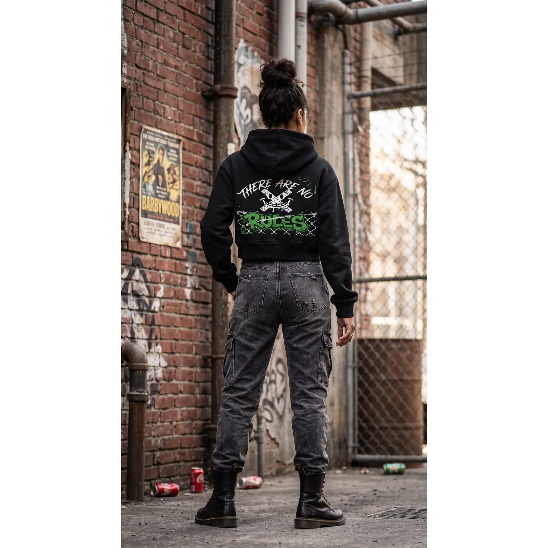 Essential Women Cropped Hoodie