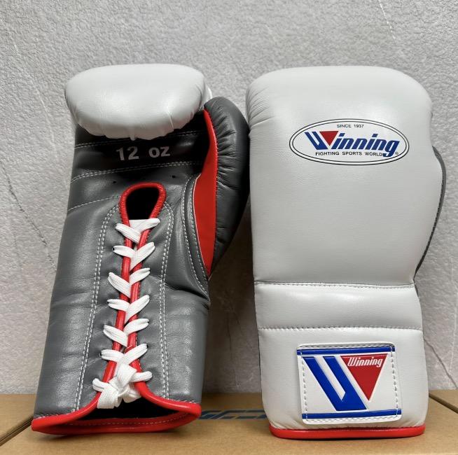 Winning Leather Lace-Up Boxing Gloves for Men and Women All OZ