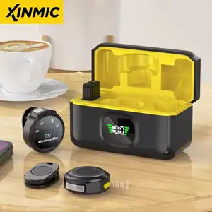 XinMic J6 Wireless Lavalier Lapel Microphone Noise Cancel Live Mini Mic iPad Android Type-C Phone Outdoor recording Interview PC Wooden Puzzle Box Set Anime Kamado Tanjiro Sword Building Kids Inflatable Shark Costume Elegant Garden Goose Statue