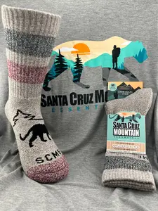 ComfortBoo Hiking Socks The Ultimate Blister-Blocking Bamboo Hiking Socks crew sock