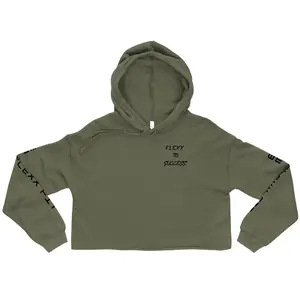 Flexx to Success Crop Hoodie – Elevate Your Style, Empower Your Hustle!