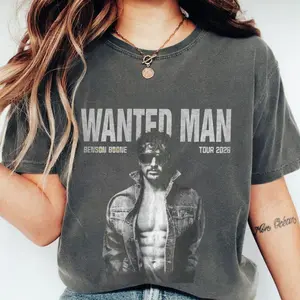 Benson Wanted Man Tour Shirt Comfort Colors 1717 Benson Boone 2026 Concert Merch Vintage Fan Tee