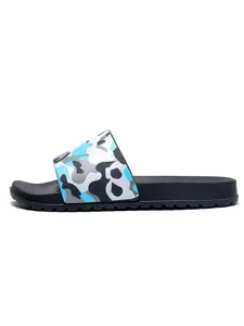 Men's Summer Camouflage Print Sandals, Size 48, Outdoor Beach Non-Slip Flip Flops, Comfortable Soft Sole House Slippers