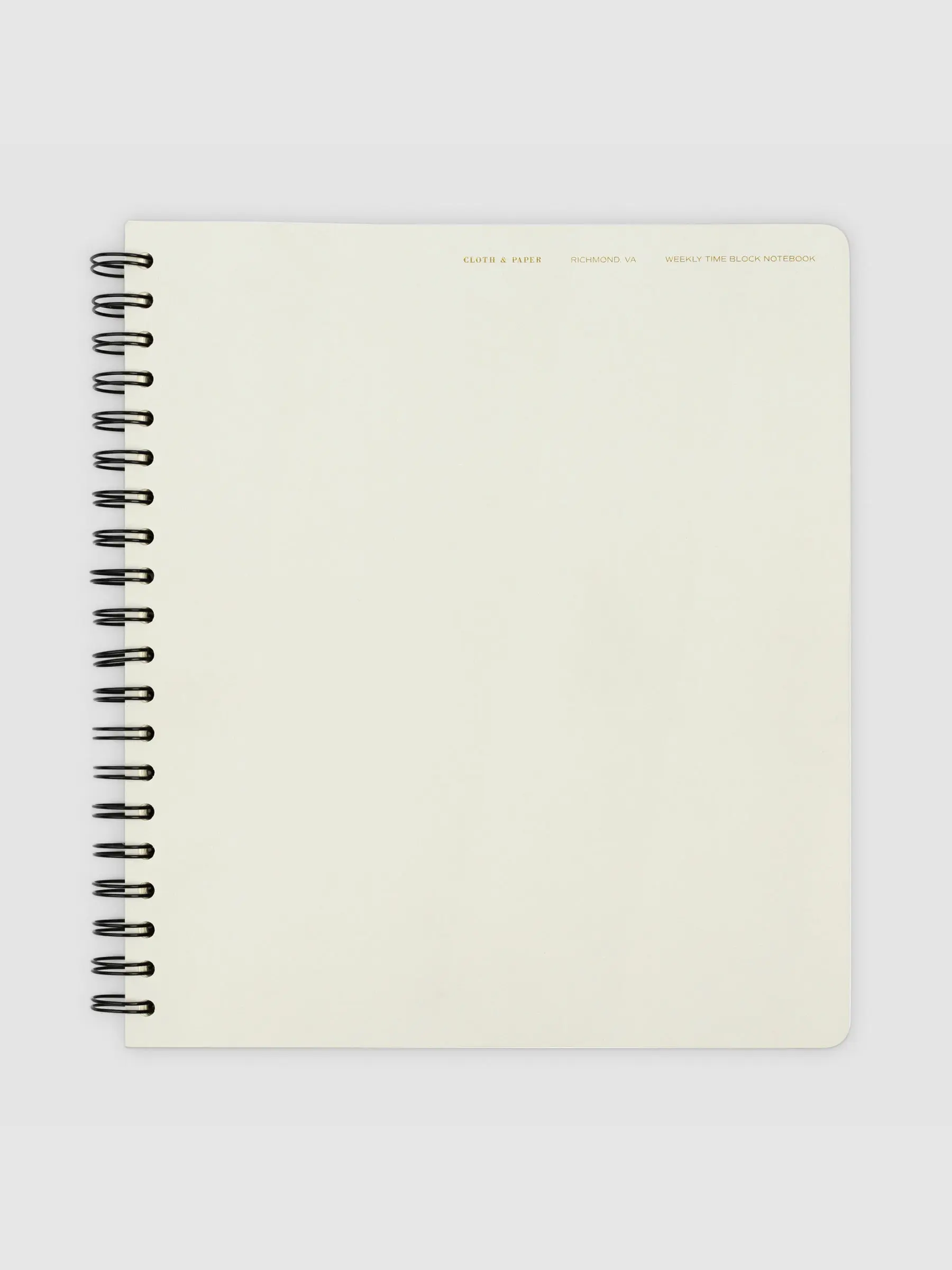Time Block Notebook Time Block Notebook