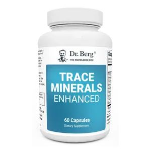 Trace Minerals Enhanced - 60 Capsules for Optimum Health - Supplement Edible Healthcare Fitness Dietary Vitamins