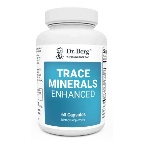 Trace Minerals Enhanced - 60 Capsules for Optimum Health - Supplement Edible Healthcare Fitness Dietary Vitamins