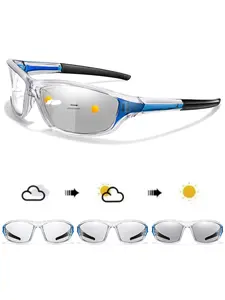 Photochromic Cycling Glasses, Outdoor Sports Running Glasses, Unisex Sunglasses for Cycling, Running, Hiking, Baseball, Golf, Travel, Shopping, Party, Beach, Holiday, Travel