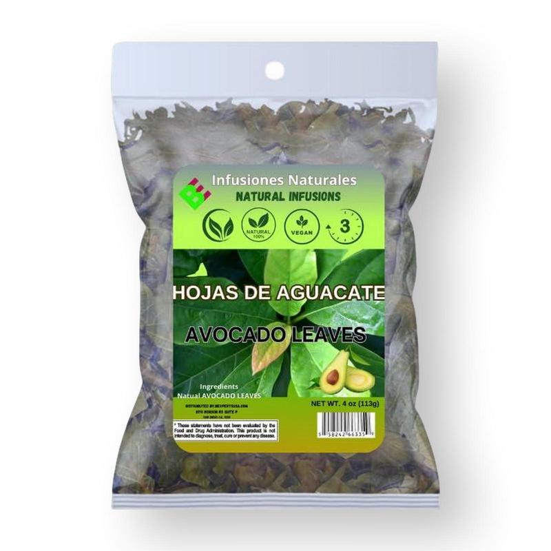 VIRAL Avocado Tea Leaves 4oz - 100% Natural Hojas De Aguacate, Herbal Aromatic Tea, Caffeine-Free, Non-GMO, Single Pack