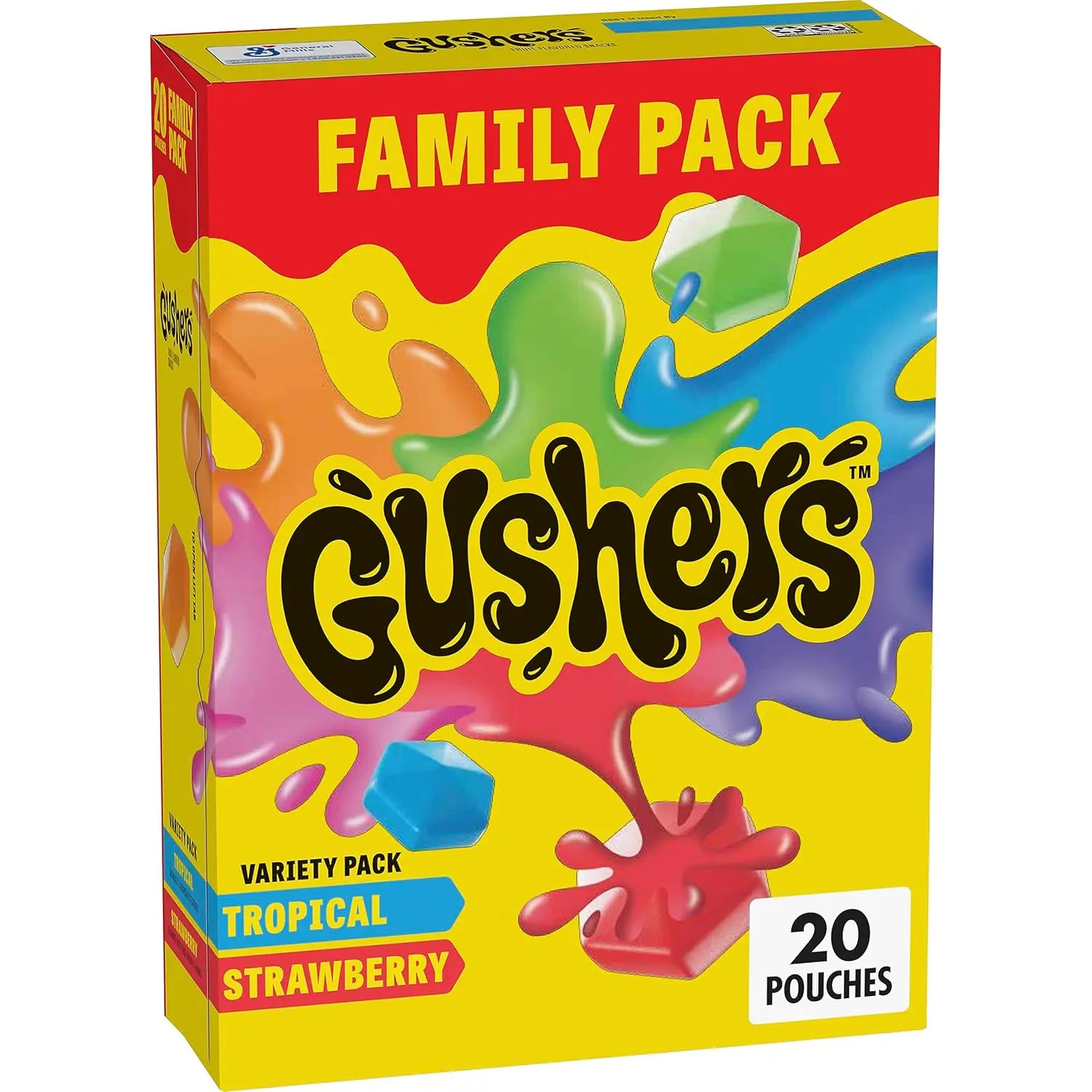 Fruit Flavored Snacks Variety Pack, Gluten-Free Snack with Strawberry and Tropical Flavors - Candy