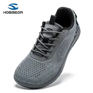 HOBIBEAR Minimalist Barefoot Shoes Wide-Last Zero-Drop Slip-Ons Unisex Trail Running Shoes