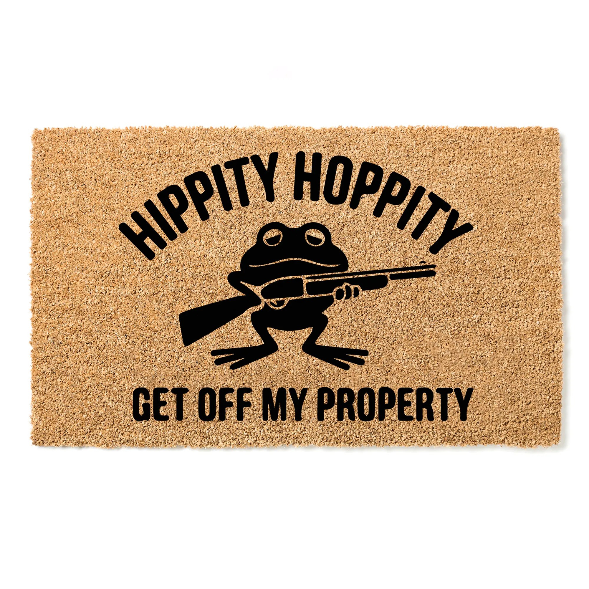 Hippity Hoppity Doormat , Funny Welcome Mat , Get Off My Property Mat , Sarcastic Gift Idea , Funny Front Door Mat , Hippity Hoppity Quote , Housewarming Gift , Outdoor Entry Mat , Get Off My Property Doormat , Hilarious Welcome Mat , Funny Home Decor