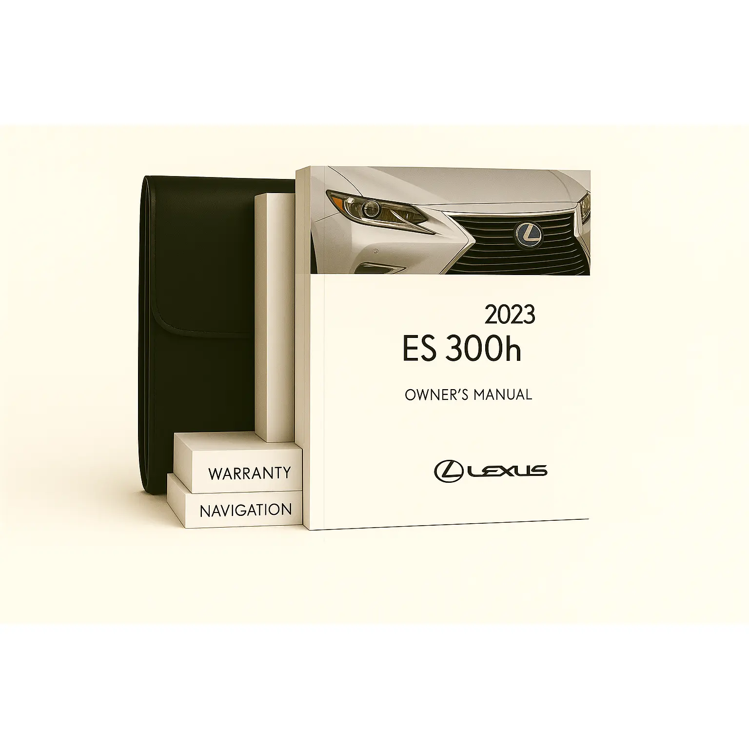 2023 Lexus ES 300h Owners Manual - Complete Set