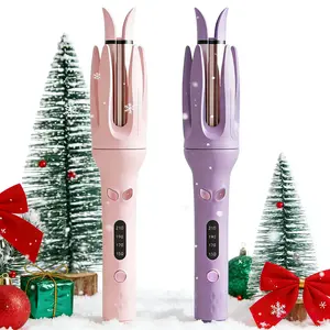 Negative Iron Fully Automatic Electric Curling Stick Rotating Hair Curler stick lazy curling tool,4 Temperature Modes Curling Iron,Professional Hair Styling Tool for Women Home Use Christmas, birthday gifts, for girlfriend, mother's gifts New Year's Gift