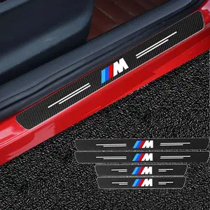 Carbon Fiber Car Sticker Car Accessory Car Door Protective Strip For BMW M Performance E46 E90 E60 F10 F30 E39 E36 F20 E87 G30 E92 E91 X5 Sticker For Cars