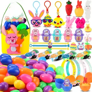 Easter Gifts for Boy Girls 31Packs Easter Baskets Stuffers for Kids,Prefilled Easter Eggs with Toys Bulk for Egg Hunt Party Favors, Easter Egg Fillers with Bulk Assorted Classroom Prizes Toys