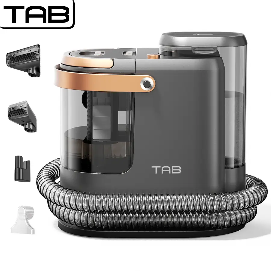 Tab Carpet Cleaner Machine, 18KPa Portable Upholstery Spot Cleaner, Powerful Deep Stain Remover for Pets, Furniture, Stairs, Car Se steamcleaner at &