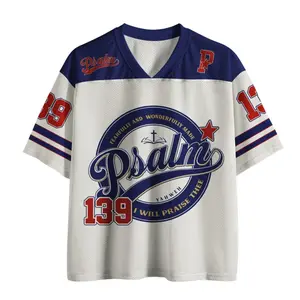 Fearfully And Wonderfully Made Christian Mesh Jersey, Christian Athletic Shirt for Men Women