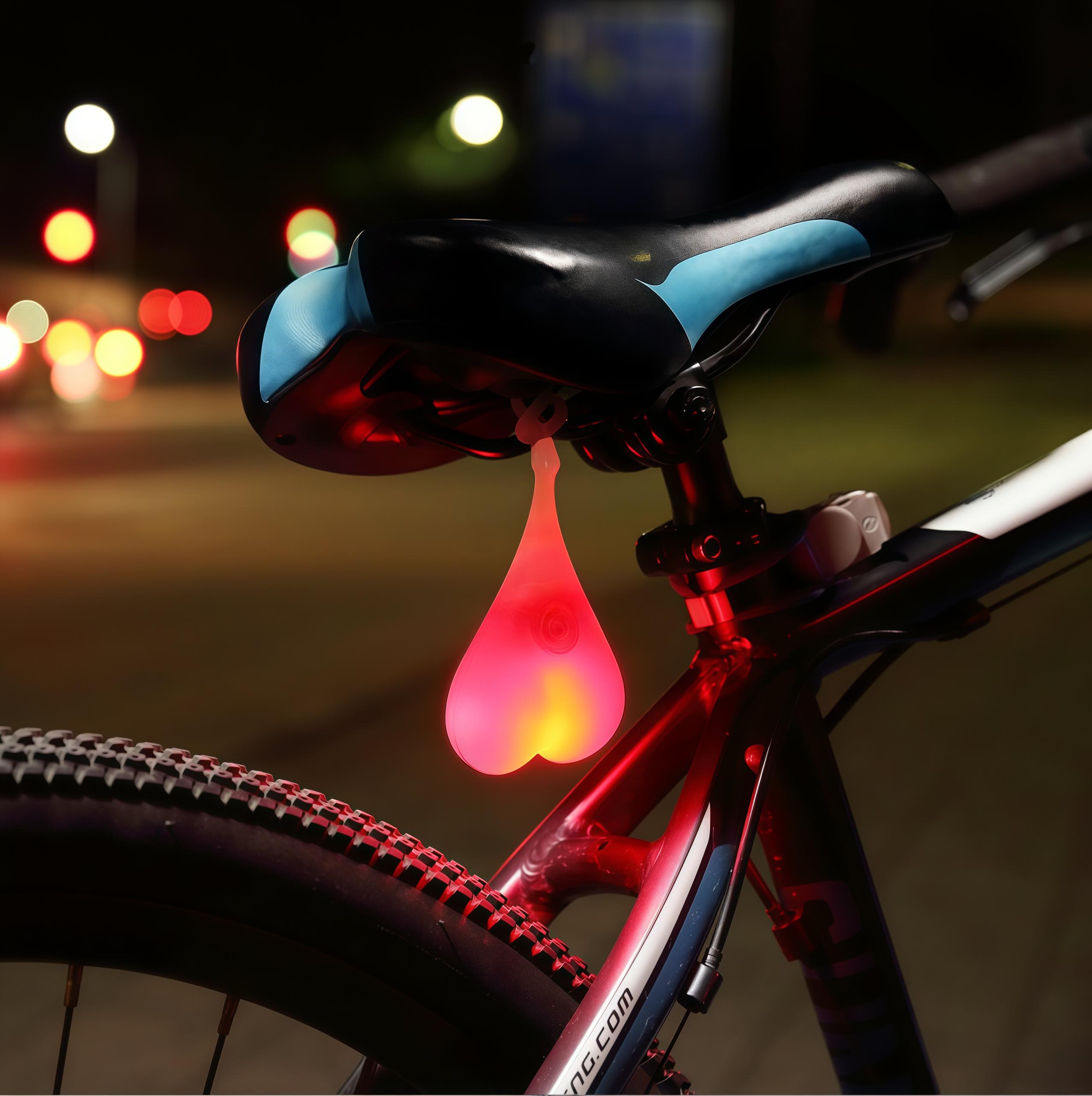 LED Bike Taillight Super Bright Waterproof Bicycle Rear Light 3 Modes Safety Warning Light Night Riding Essential Reflector MTB Road Bike Accessories for Men Women Kids Portable Easy Install Cycling Seat Back Safety Lamp