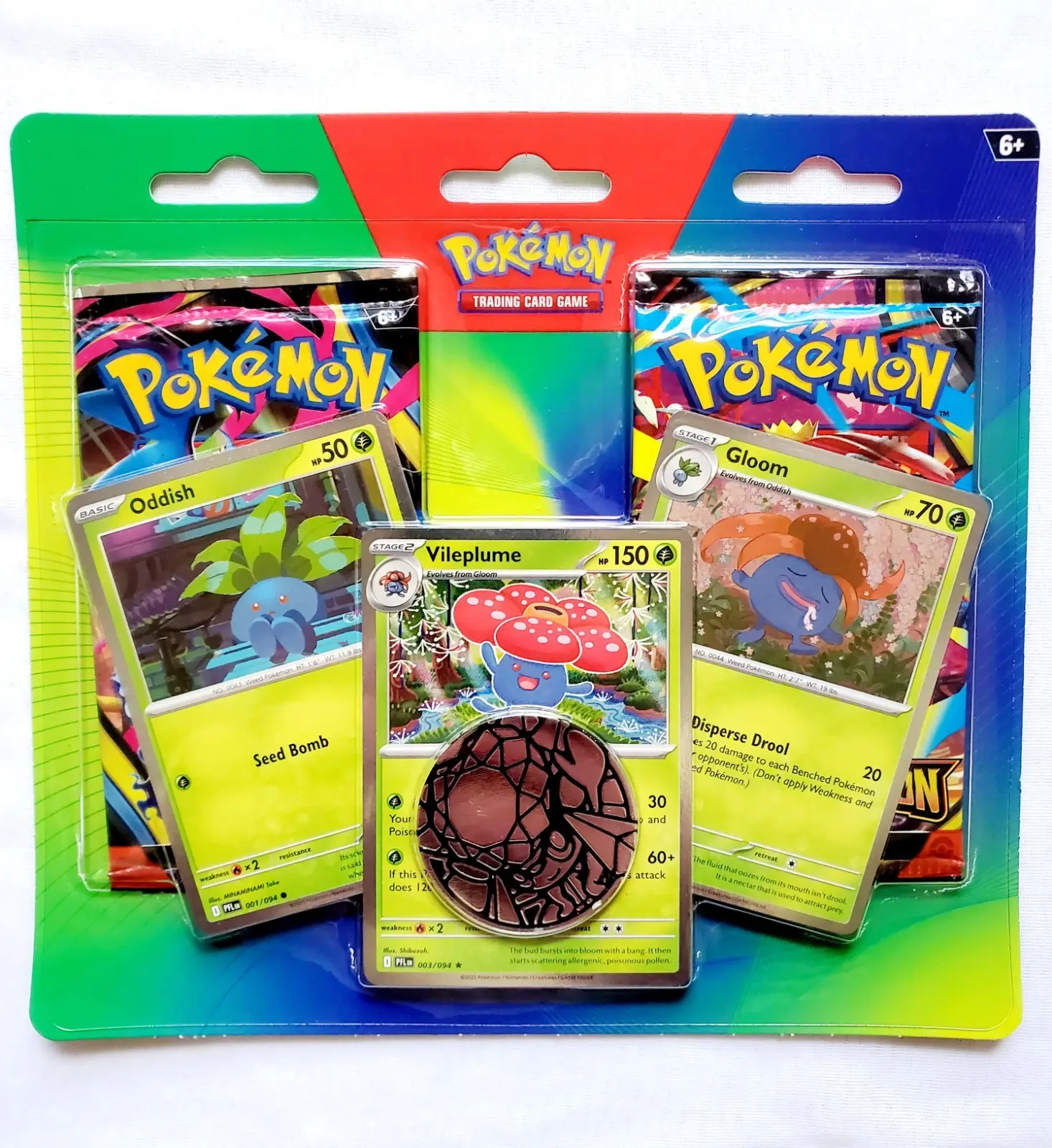 Pokémon TCG Enhanced 2-Pack Blister Oddish Vileplume Gloom FoilPromo