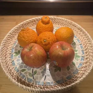 Temp-tations 13.8" Capiz Patterned Tray