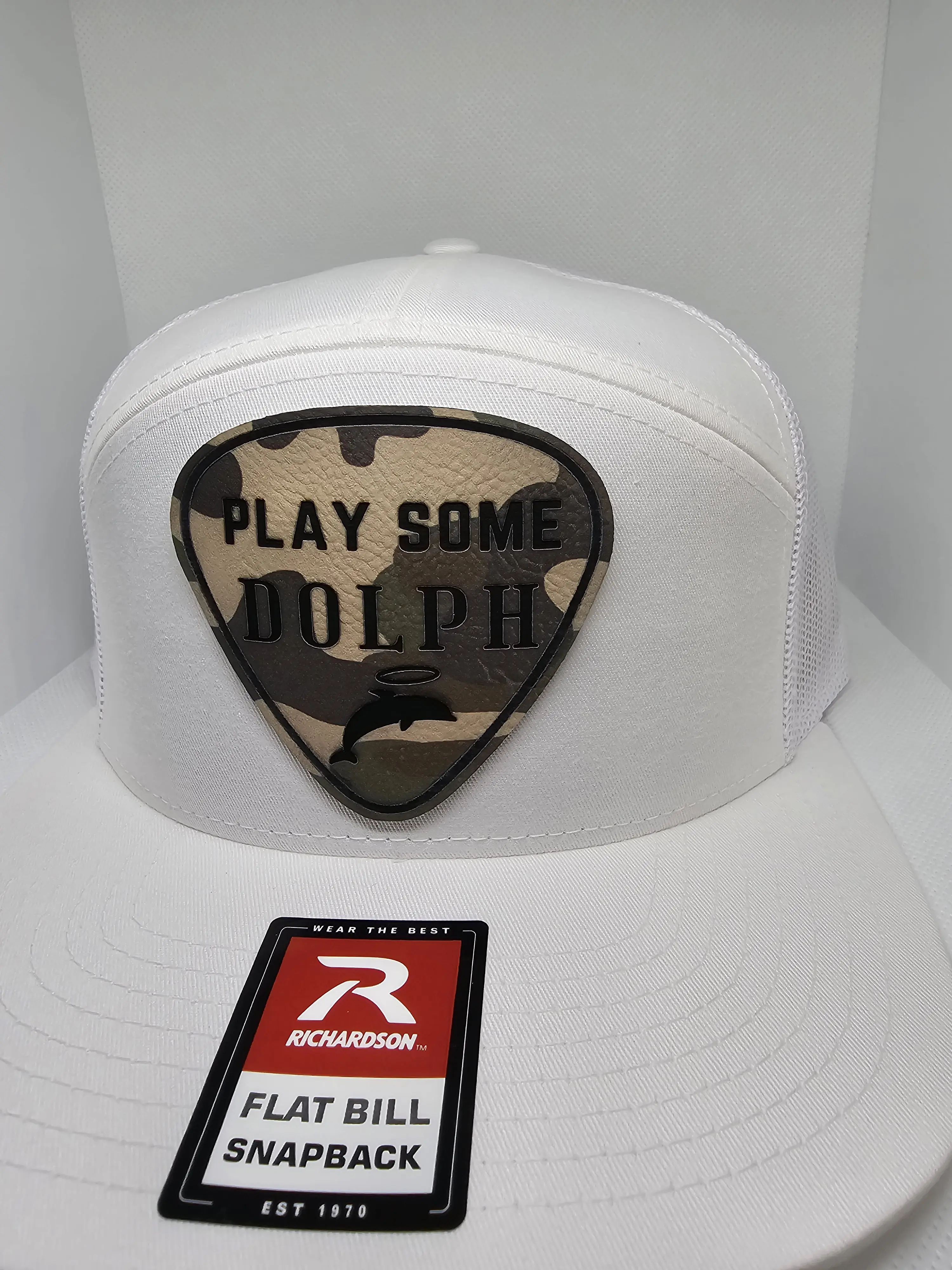 Play some dolpf  on Richardson 112 or 168,Flexfit, or Yupoong hat new lid